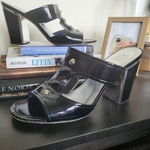 Saks Fifth Avenue Tarap Sandal Block Heel